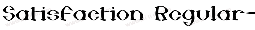 Satisfaction Regular字体转换